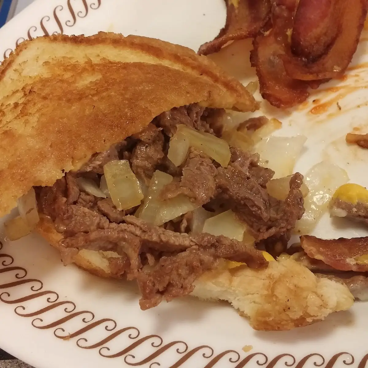 Texas Bacon Cheesesteak Melt