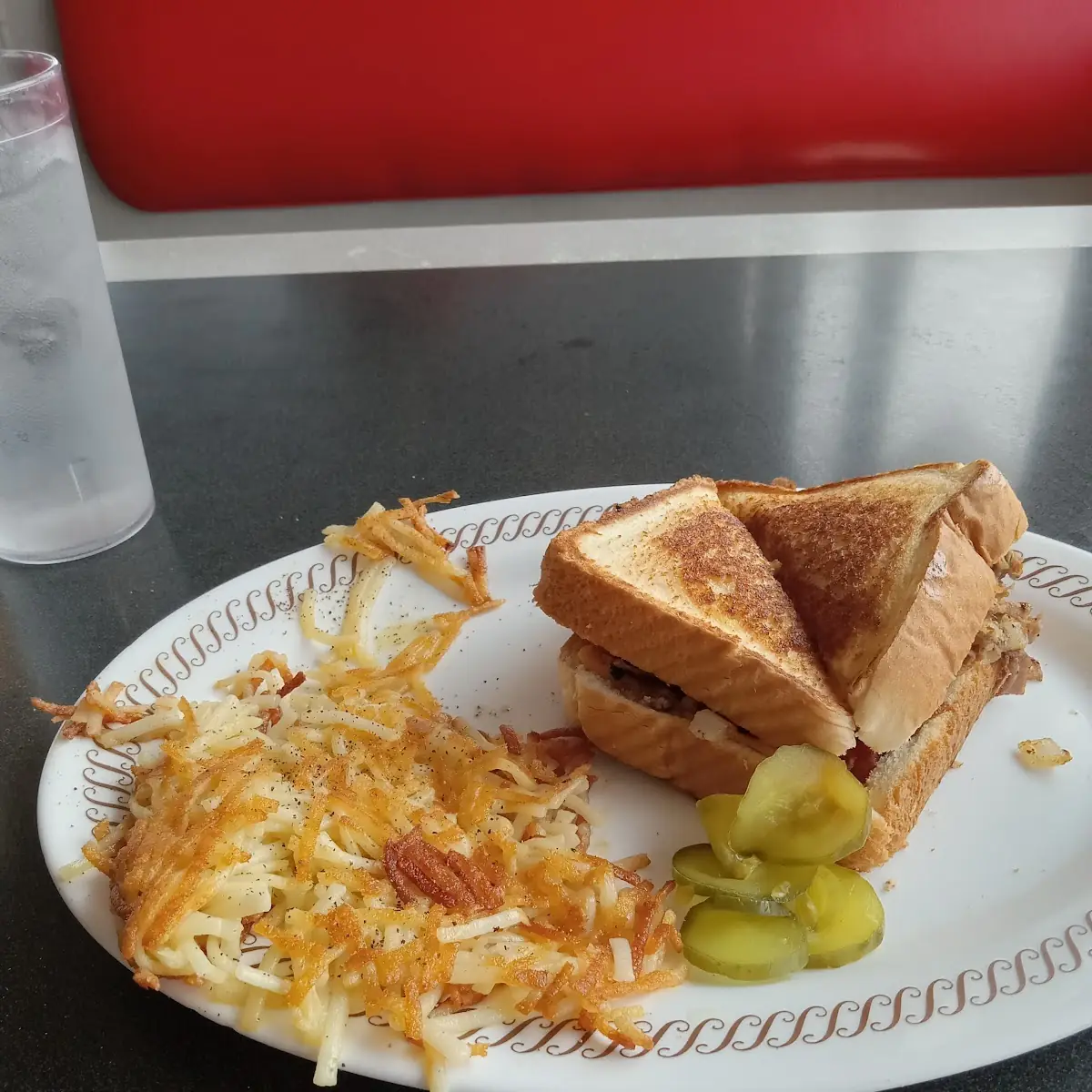Texas Cheesesteak Patty Melt Plate