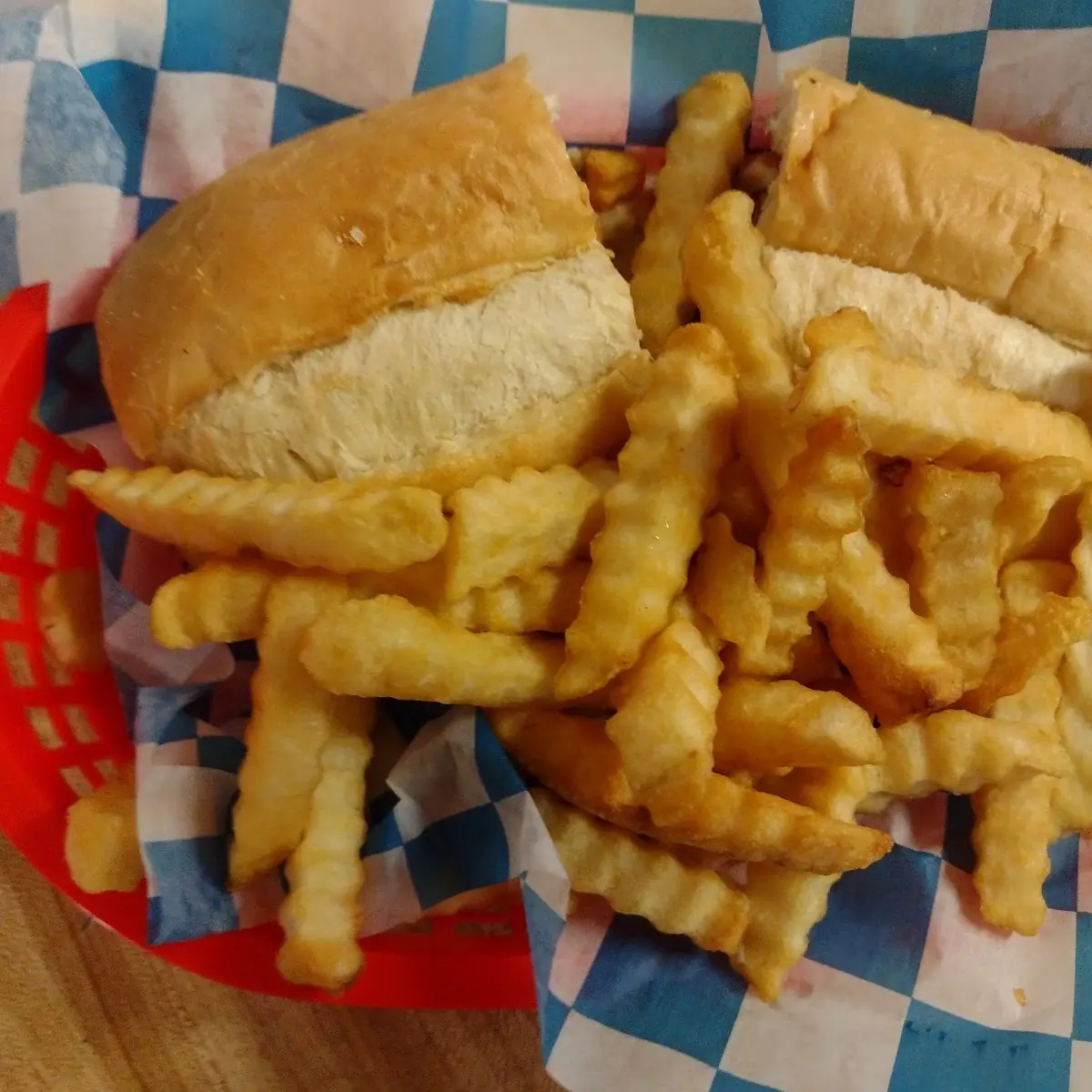 Ham Cheese Steak with Fries