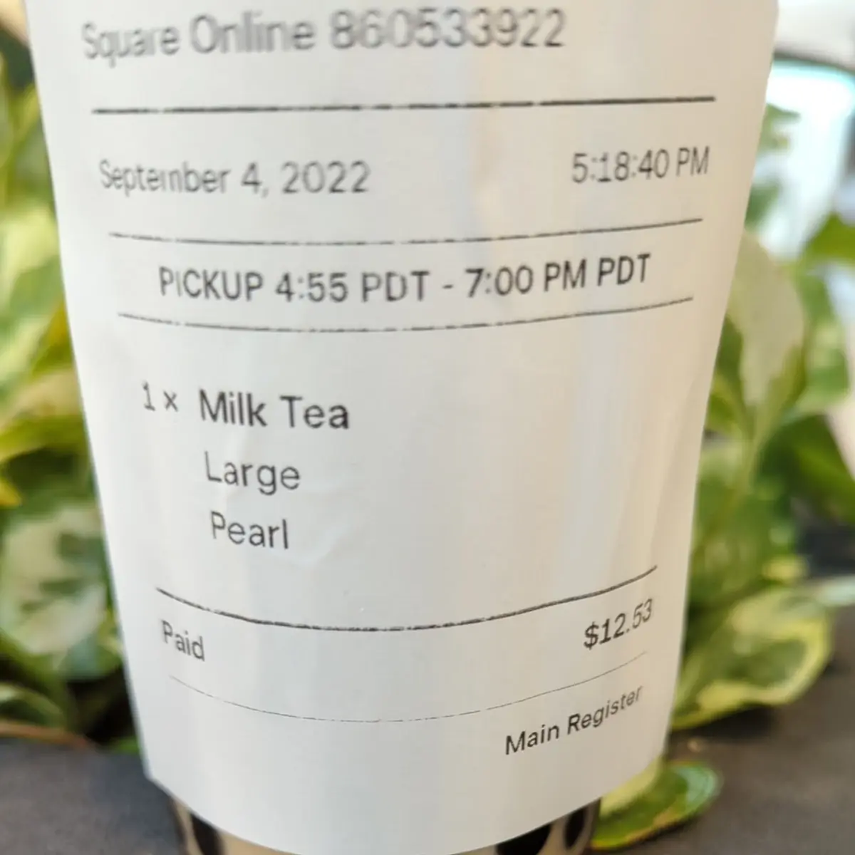 Bubble Milk Tea