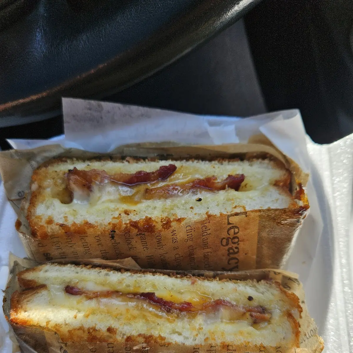 Grill Cheese with Bacon