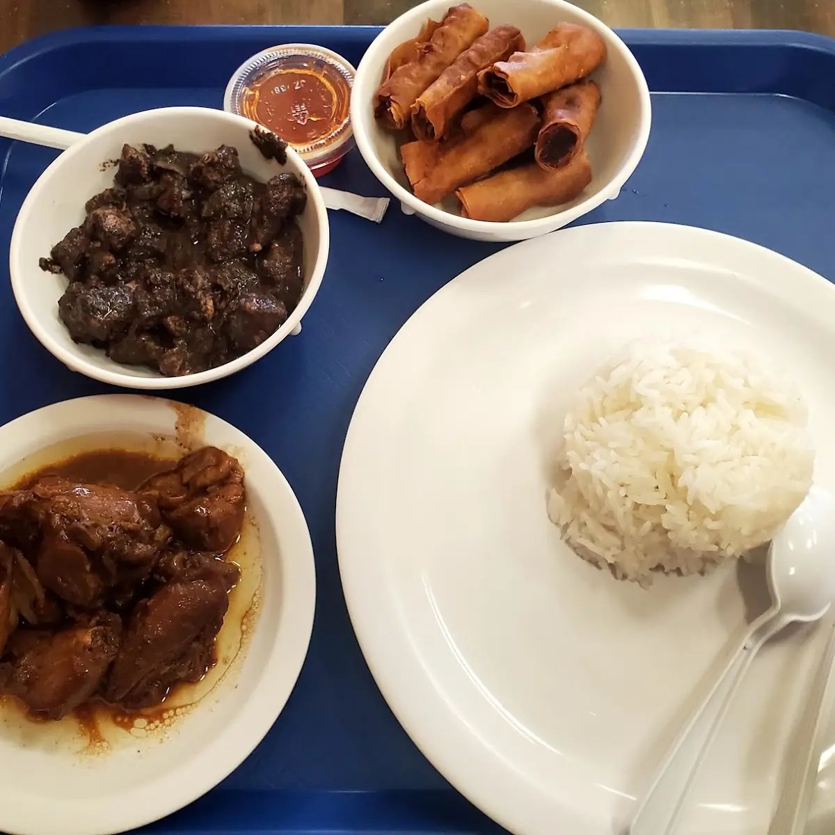 Adobe Chicken Lumpia Dinuguan