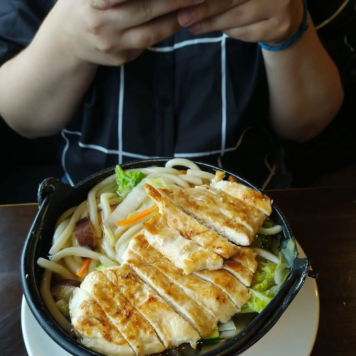 Grilled Chicken Udon Noodles