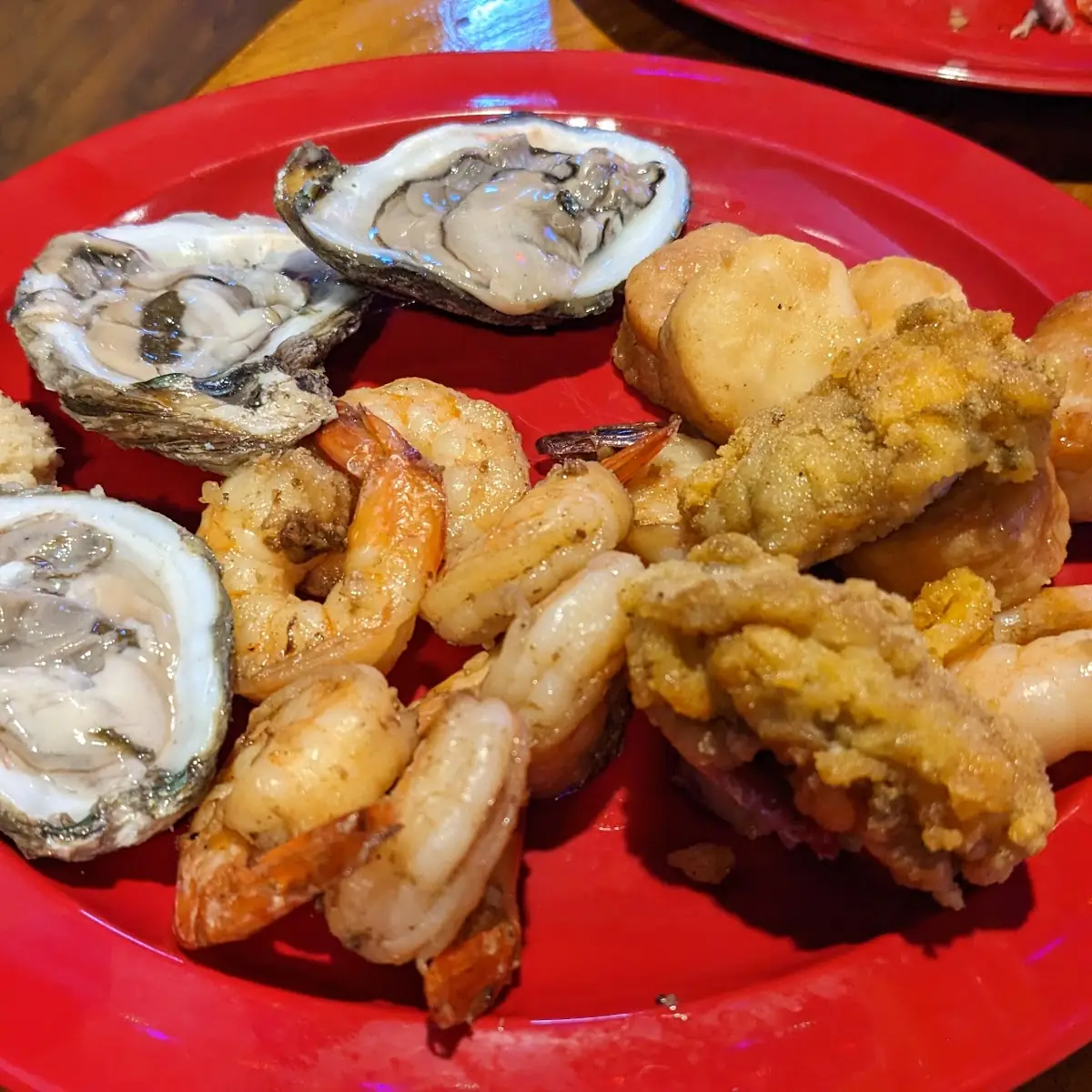 Seafood Buffet Plate