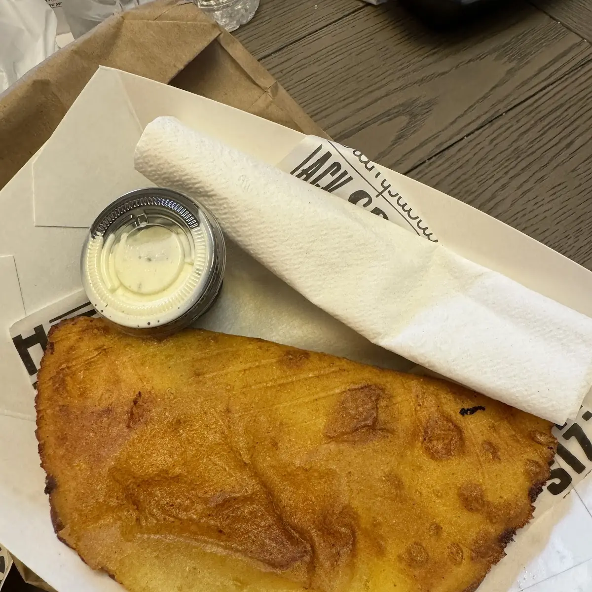 Black Beans and Cheese Empanada