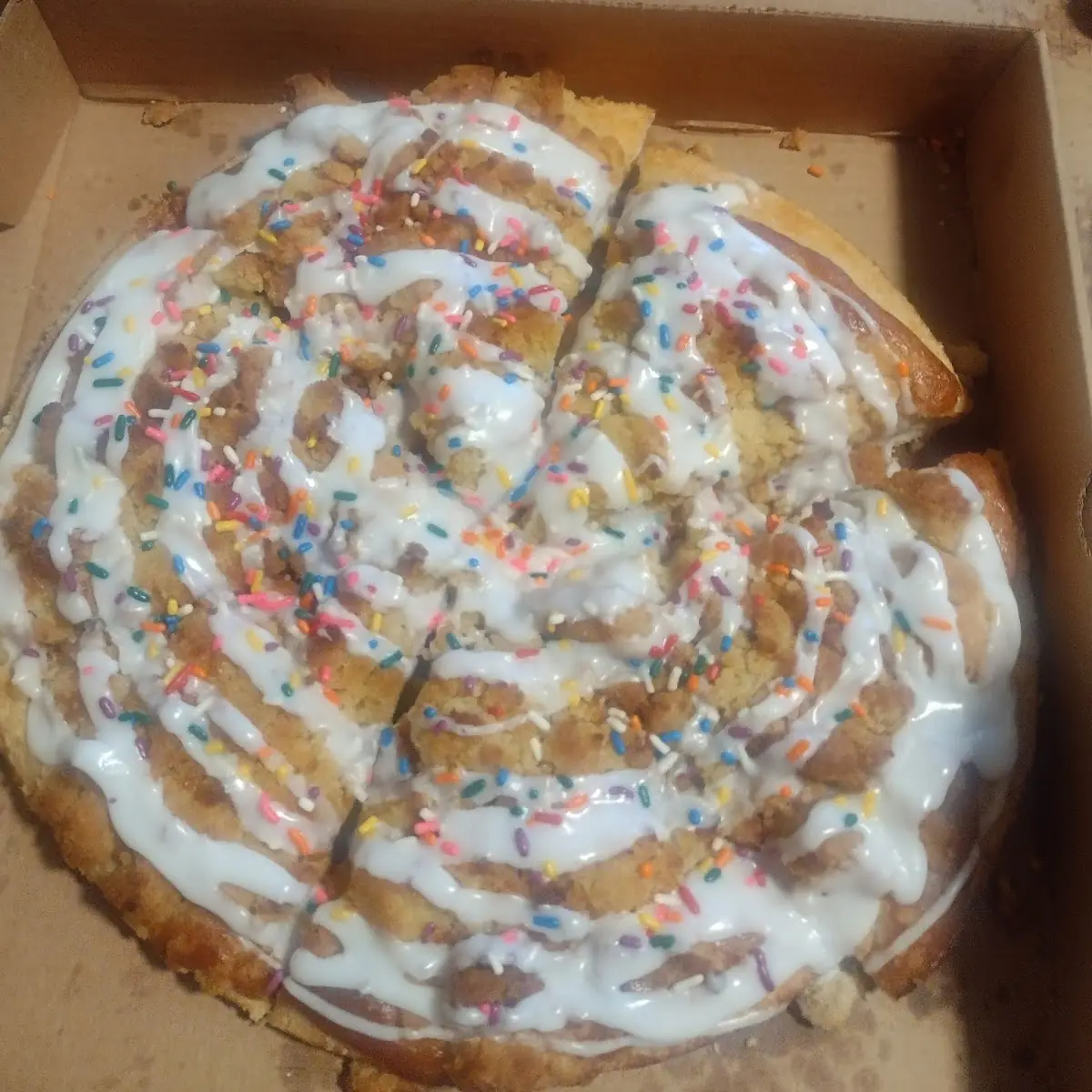 Birthday Cake Dessert Pizza