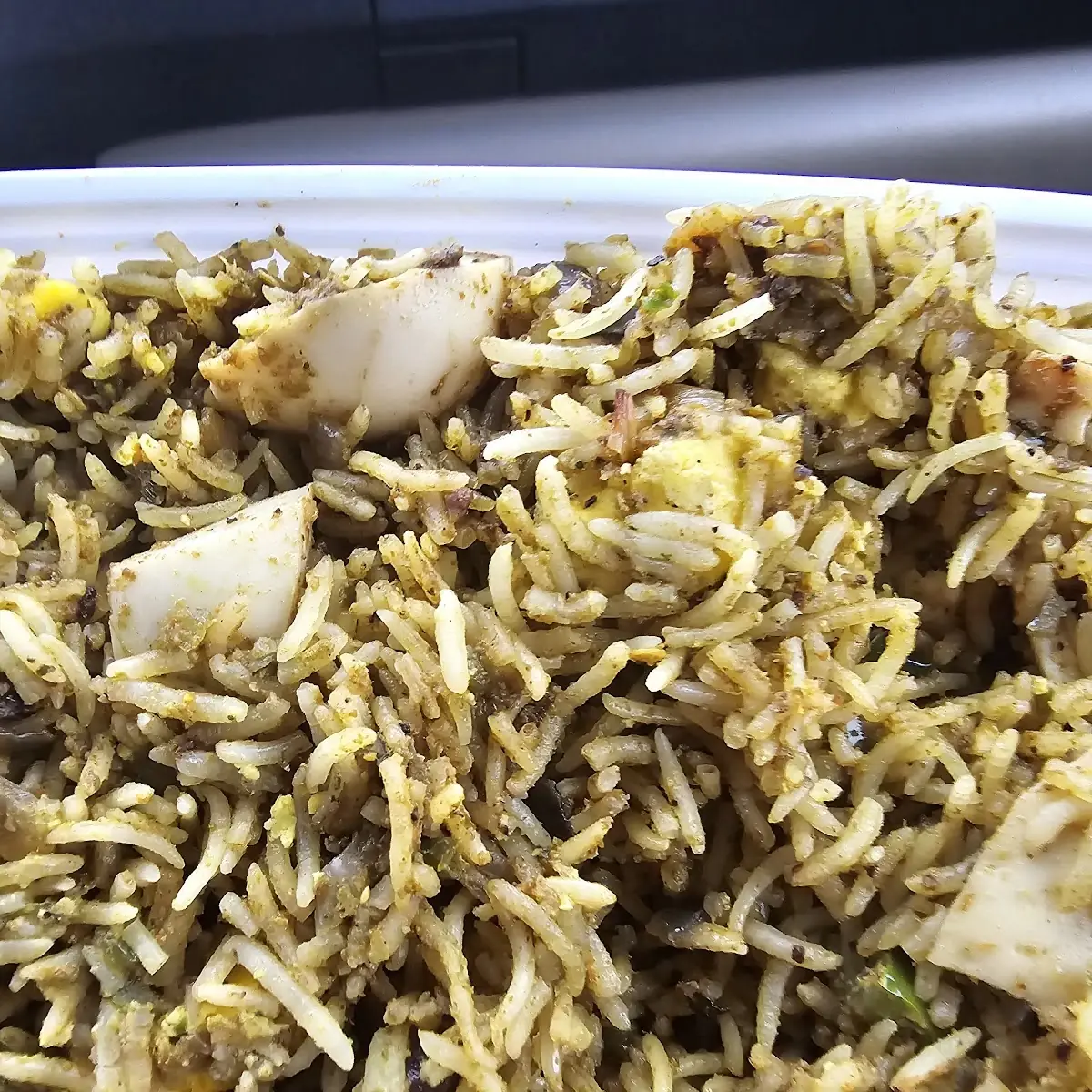 Green Egg Pulav, Egg N Spice Indian restaurant windsor