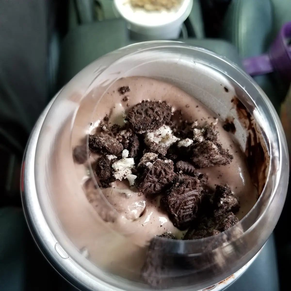 Oreo Dark Chocolate Custard Concrete