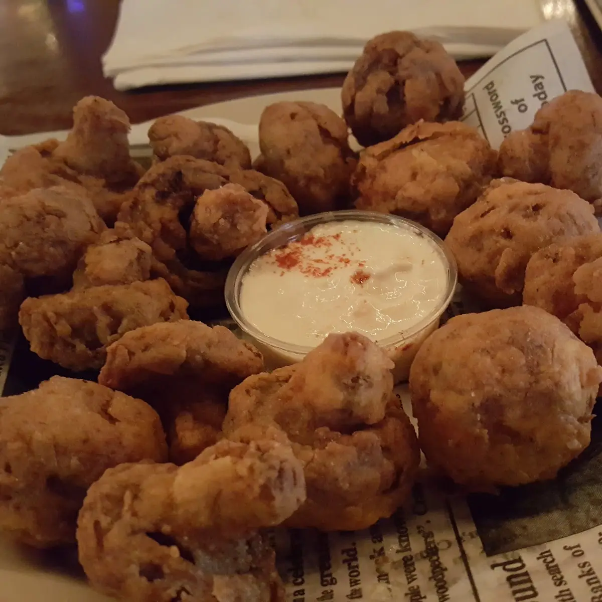 Beer Battered Mushrooms