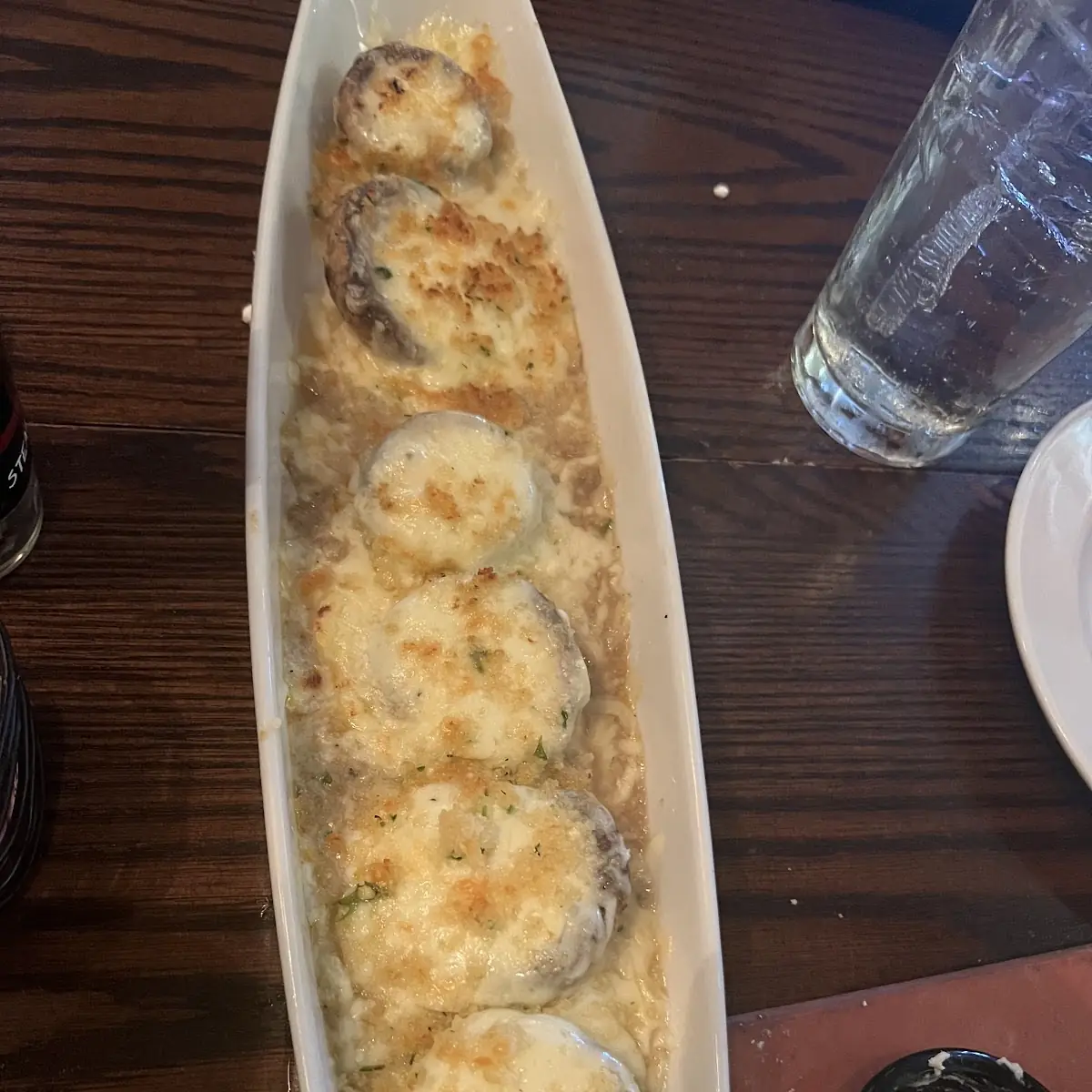 White Cheddar Stuffed Mushrooms