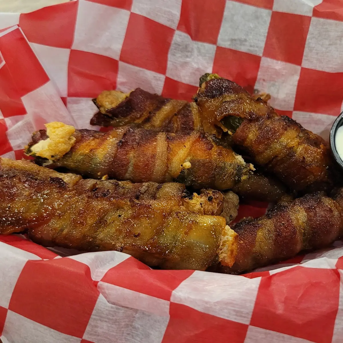 Bacon Wrapped Poppers