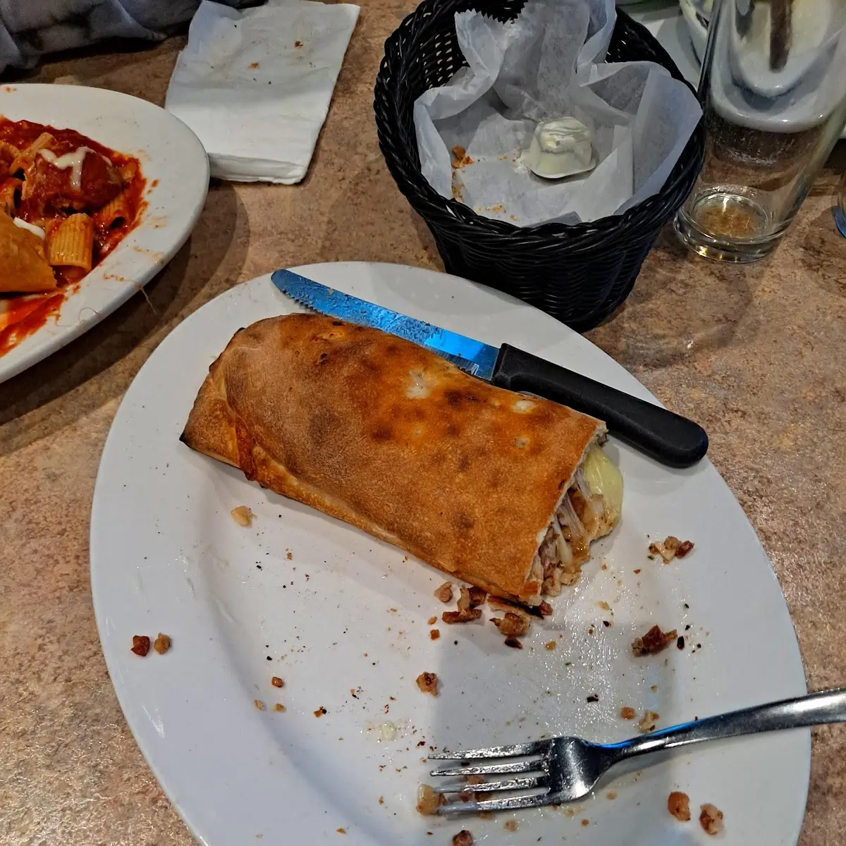 Chicken Bacon Ranch Calzone