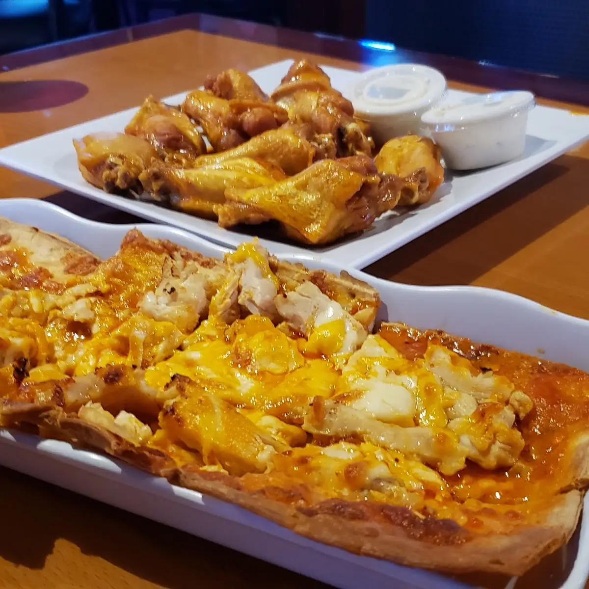 Buffalo Chicken Flatbread