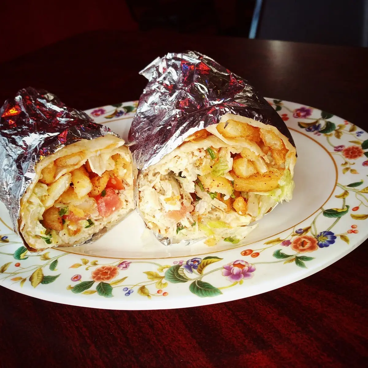 Chicken Sandwich Wraps