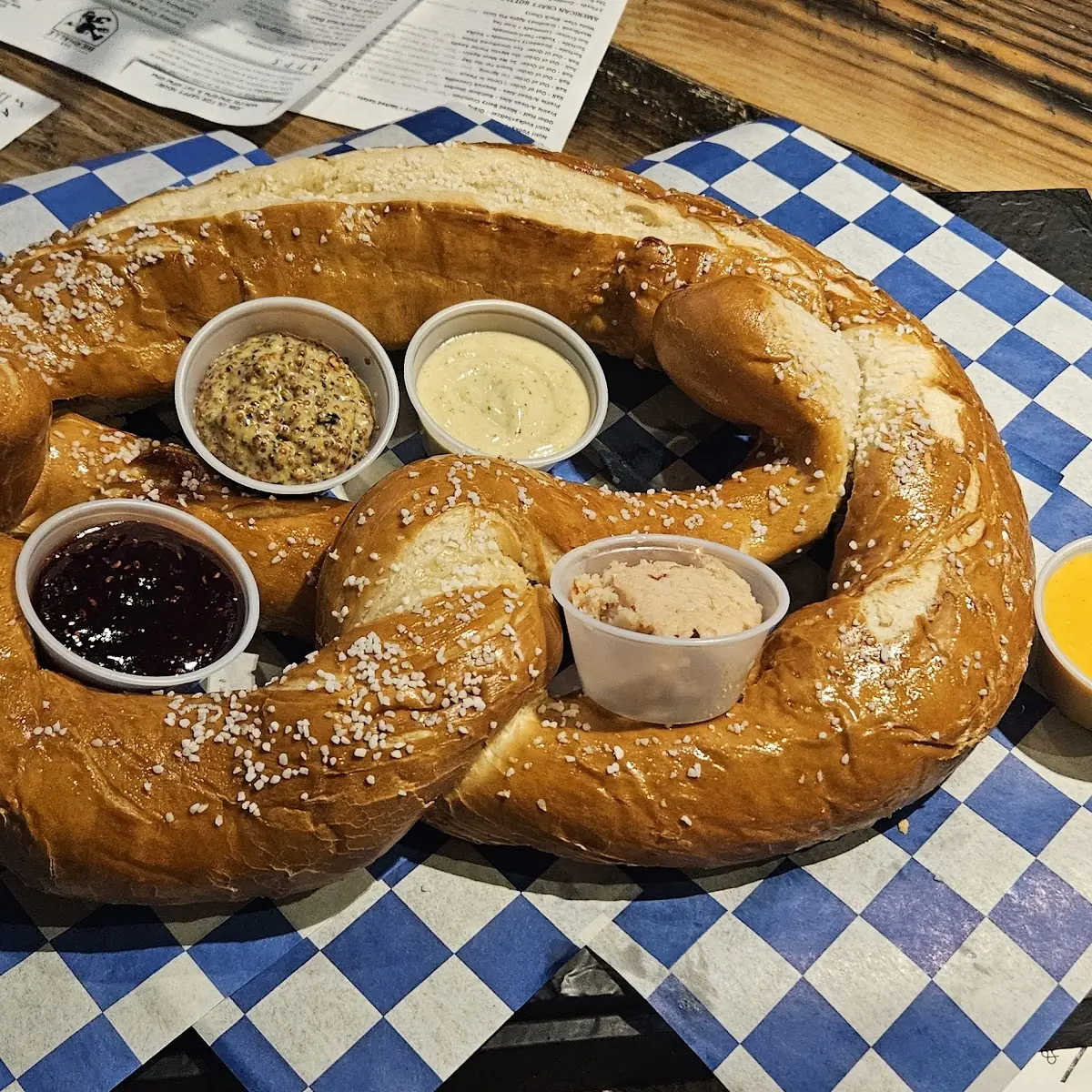 Giant Pretzel with Beer Cheese