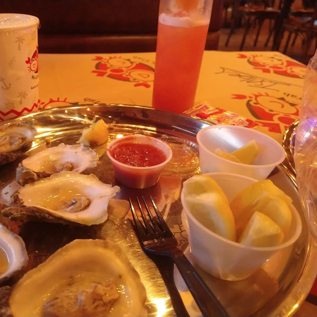 Half Dozen Steamed Oysters