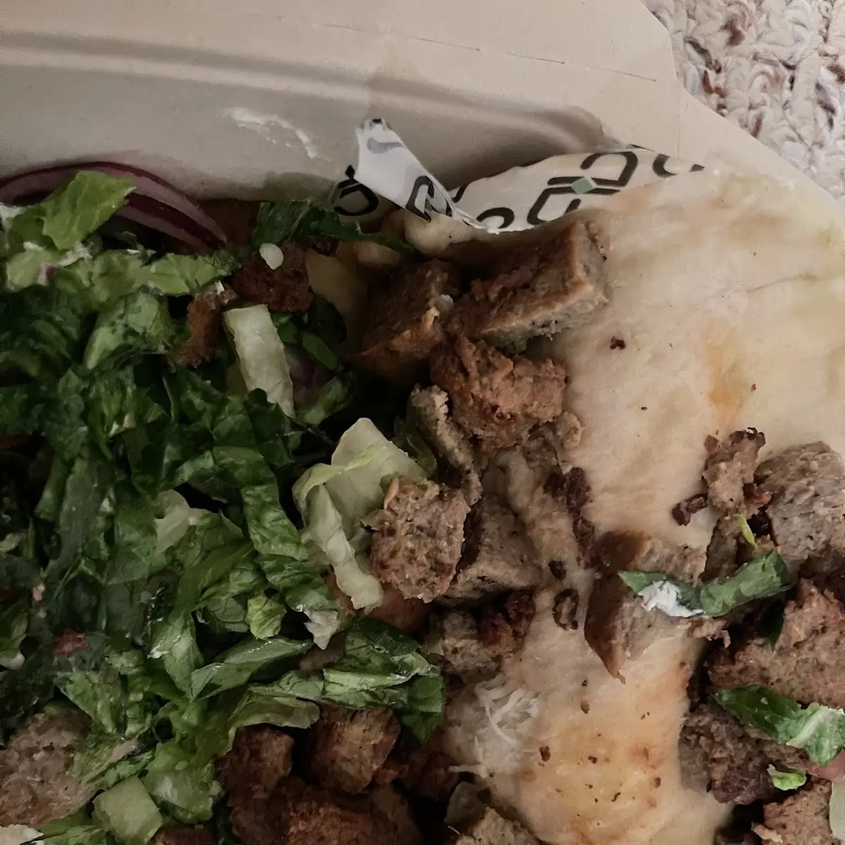 Beef Shawarma Wrap