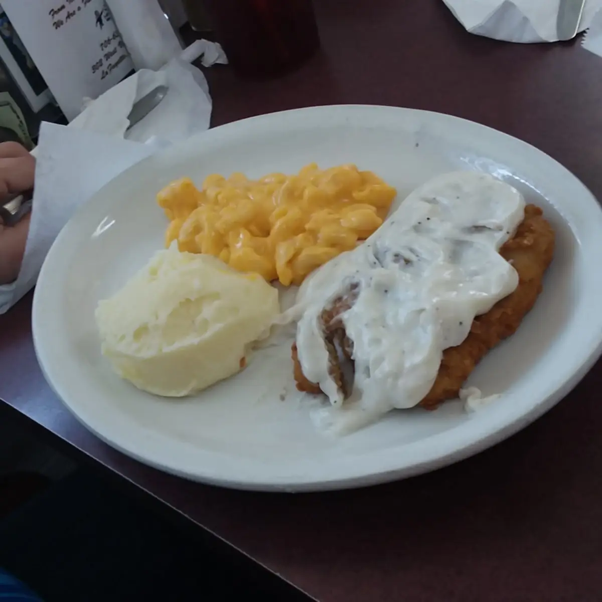 Country Fried Steak with Mashed Potatoes