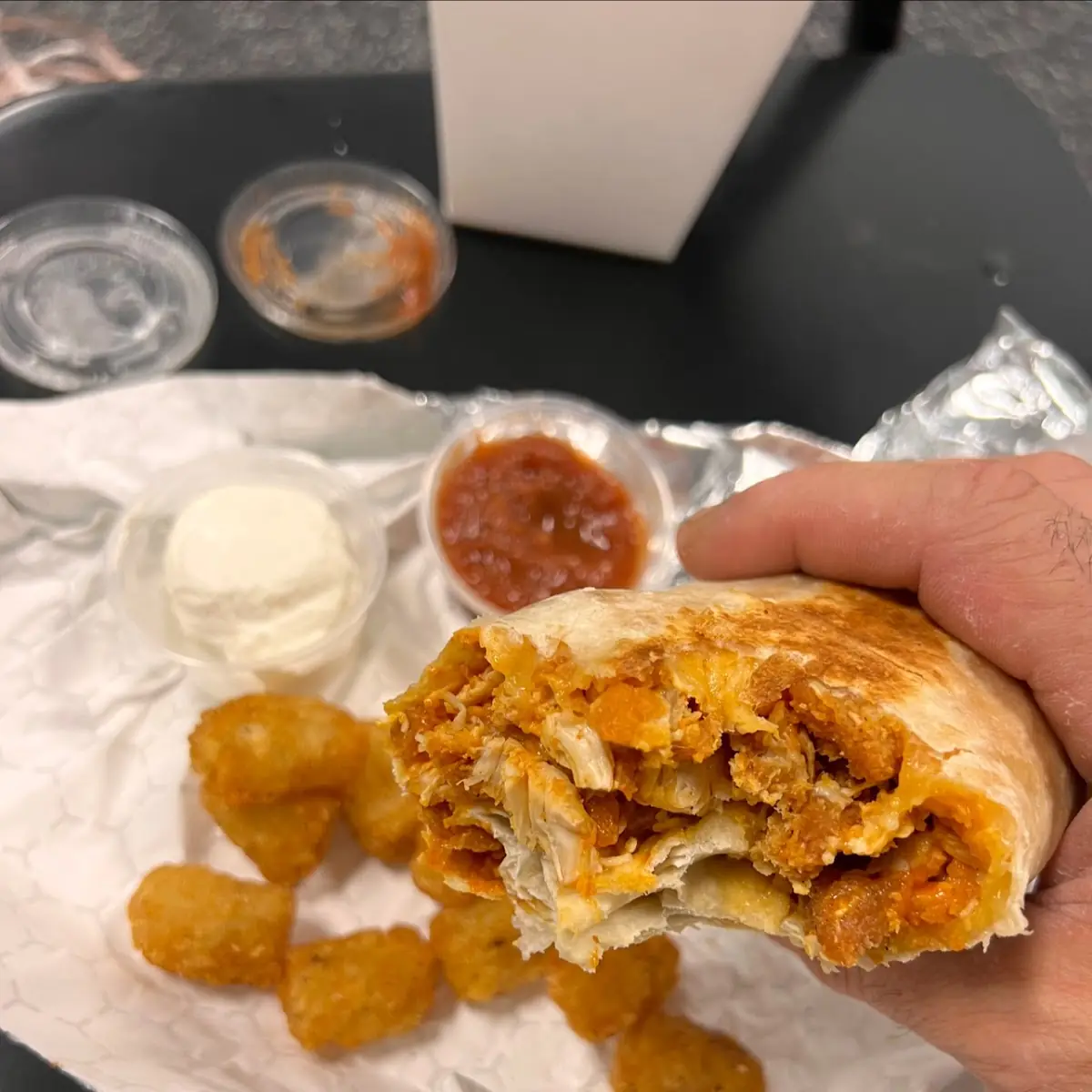 Buffalo Chicken Burrito