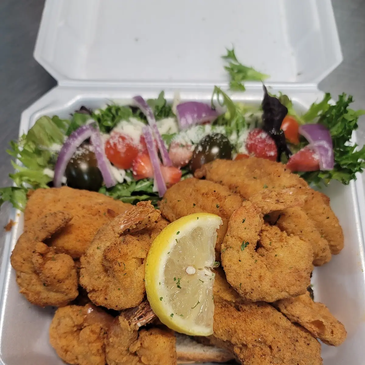Family Ty's Fried Fish & Shrimp Combo