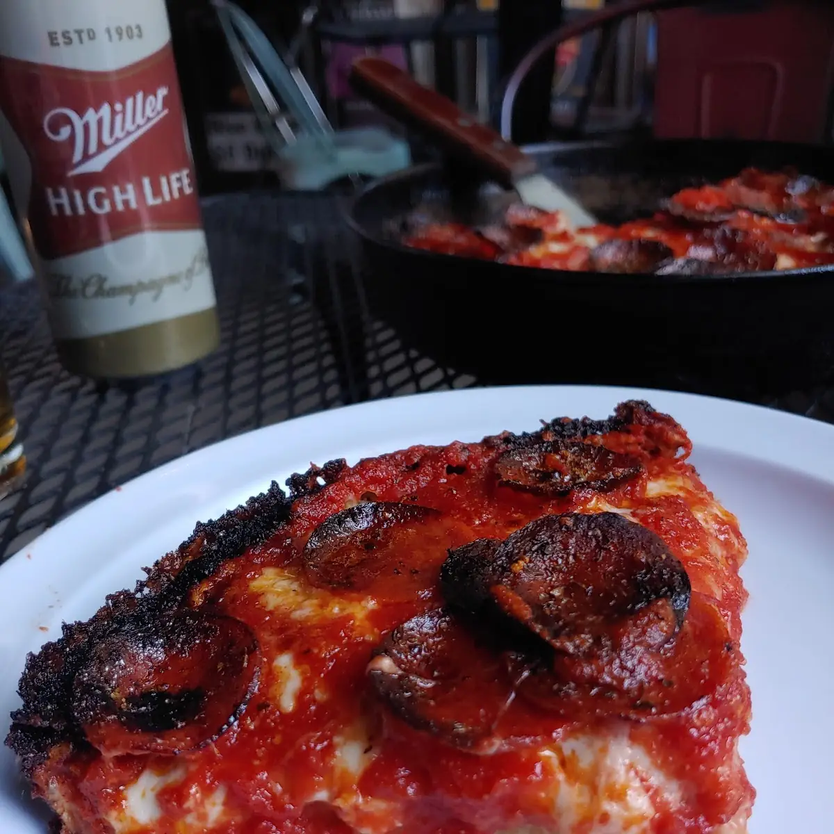 Pepperoni Pan Pizza Slice
