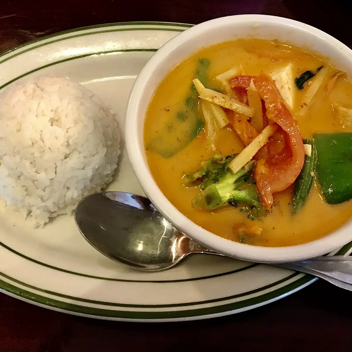 Red Curry with Vegetables and Tofu