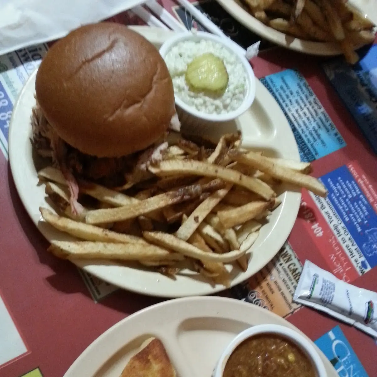 Burger and Fries