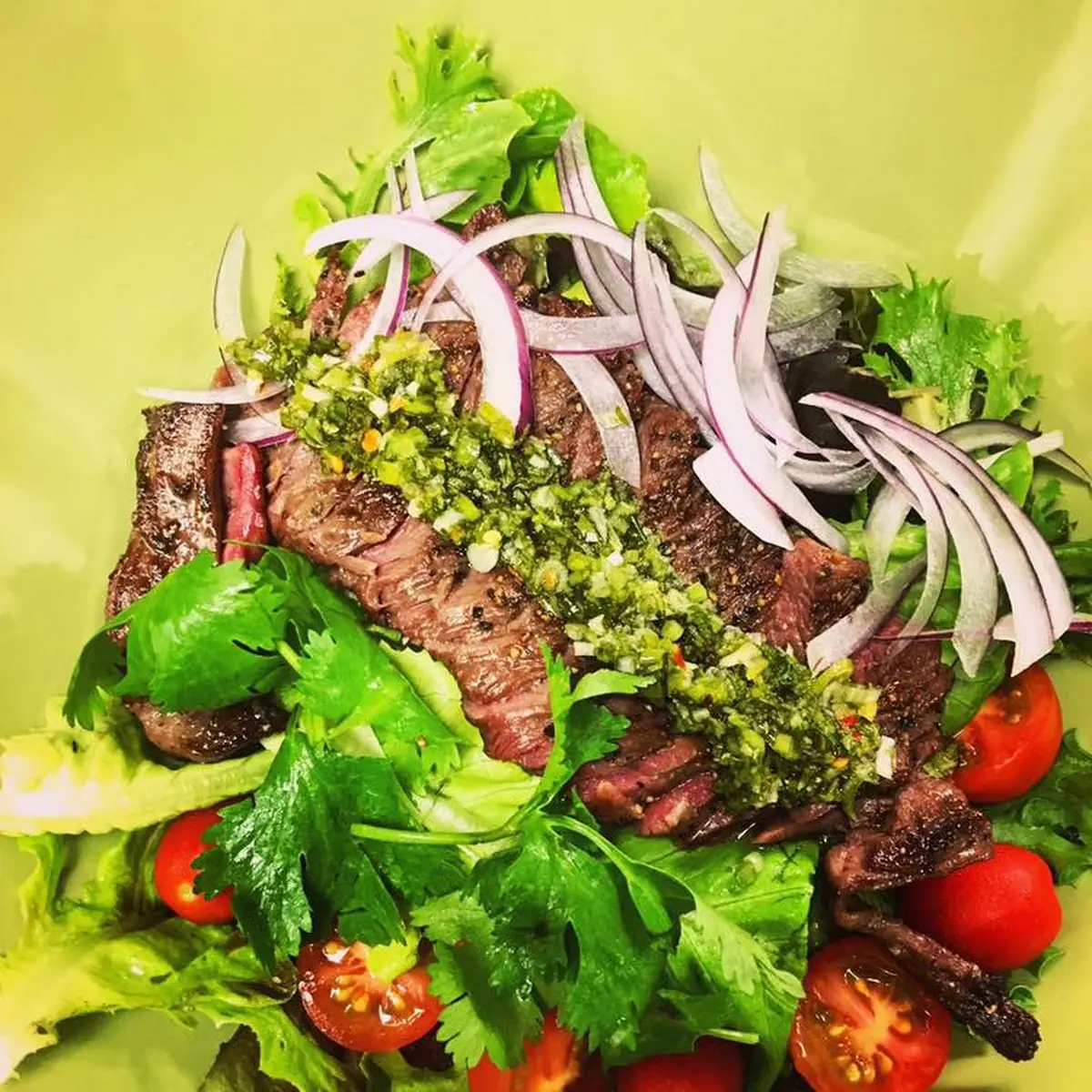 Chili Beef Salad