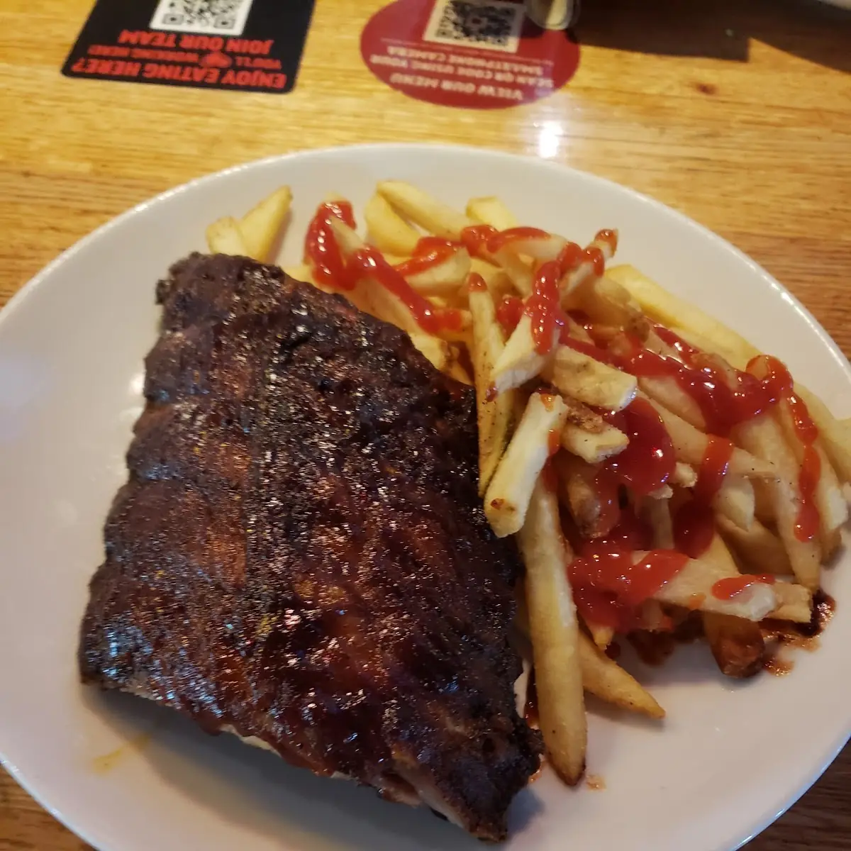 Rack Baby Back Ribs & Usda Select Top Sirloin
