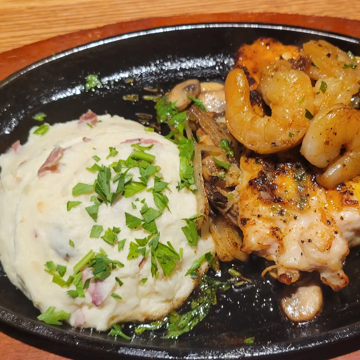 Shrimp 'N Parmesan Sirloin