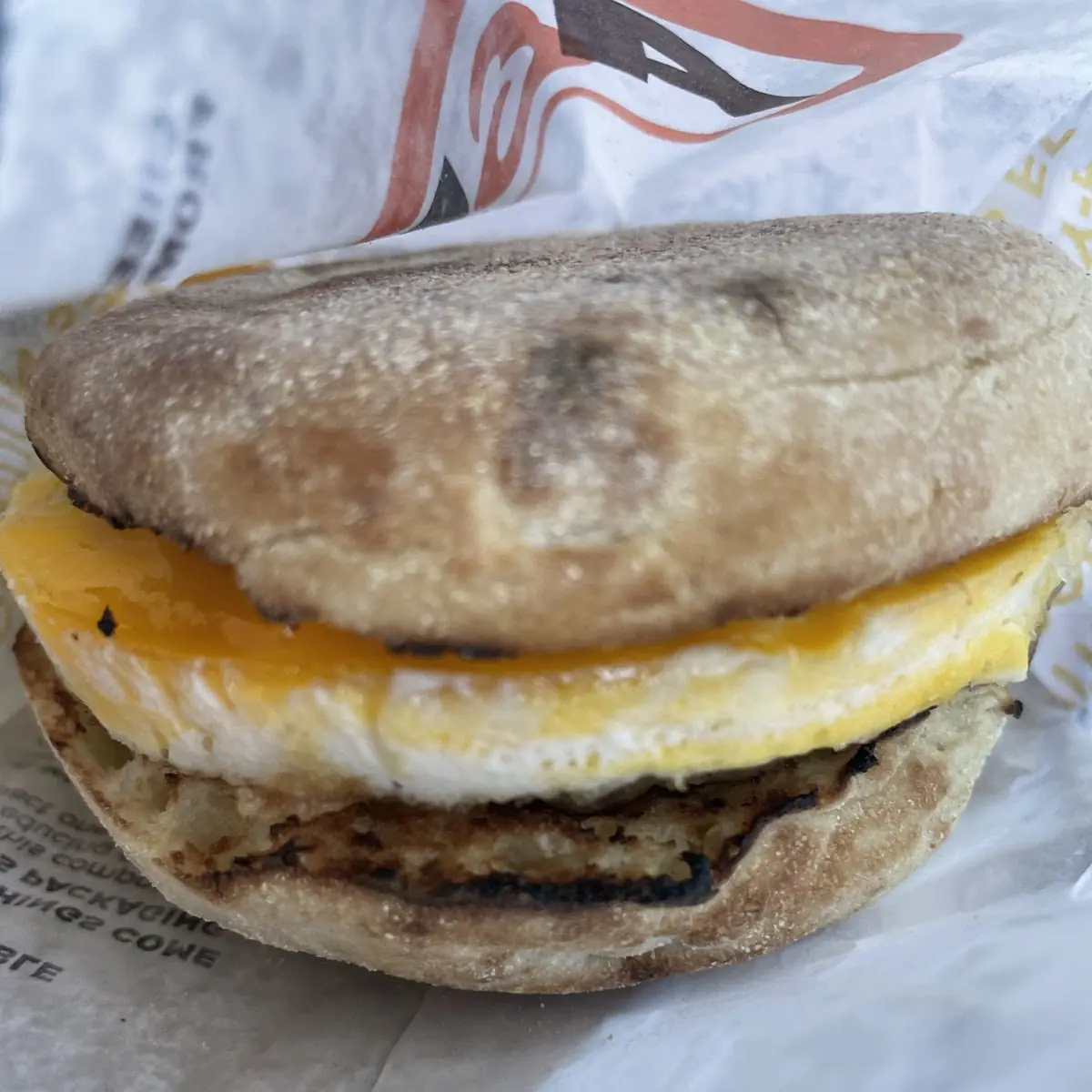Breakfast Sandwich on English Muffin with Sausage, A&W Canada