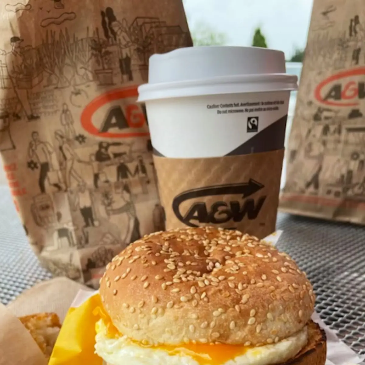 Cheese & Egger, A&W Canada