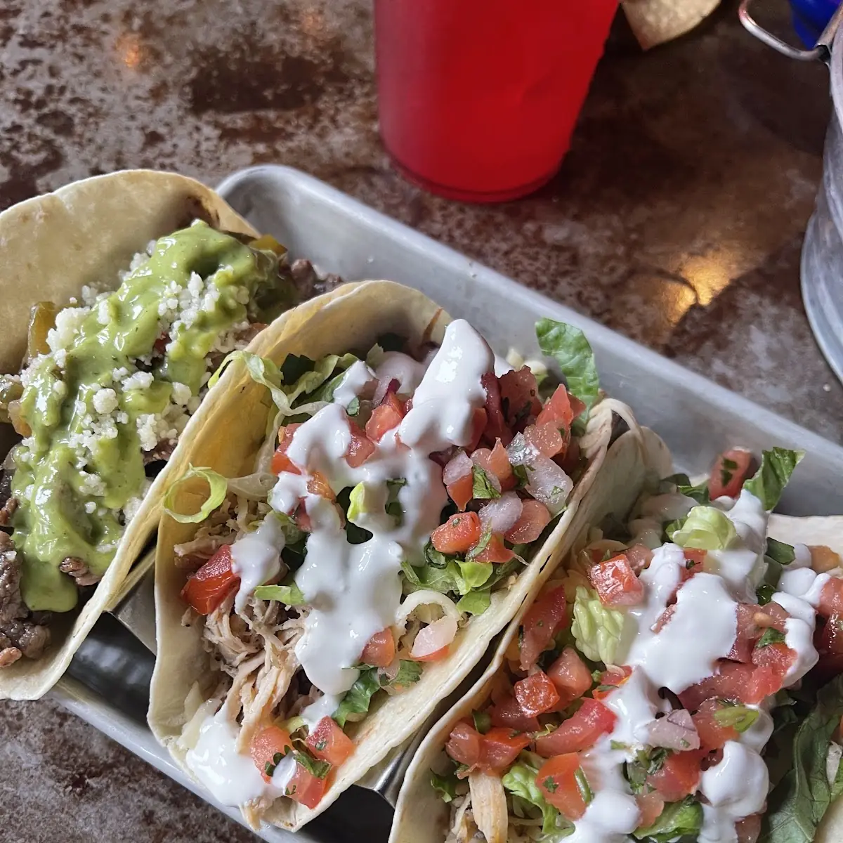 Steak and Fried Fish Tacos