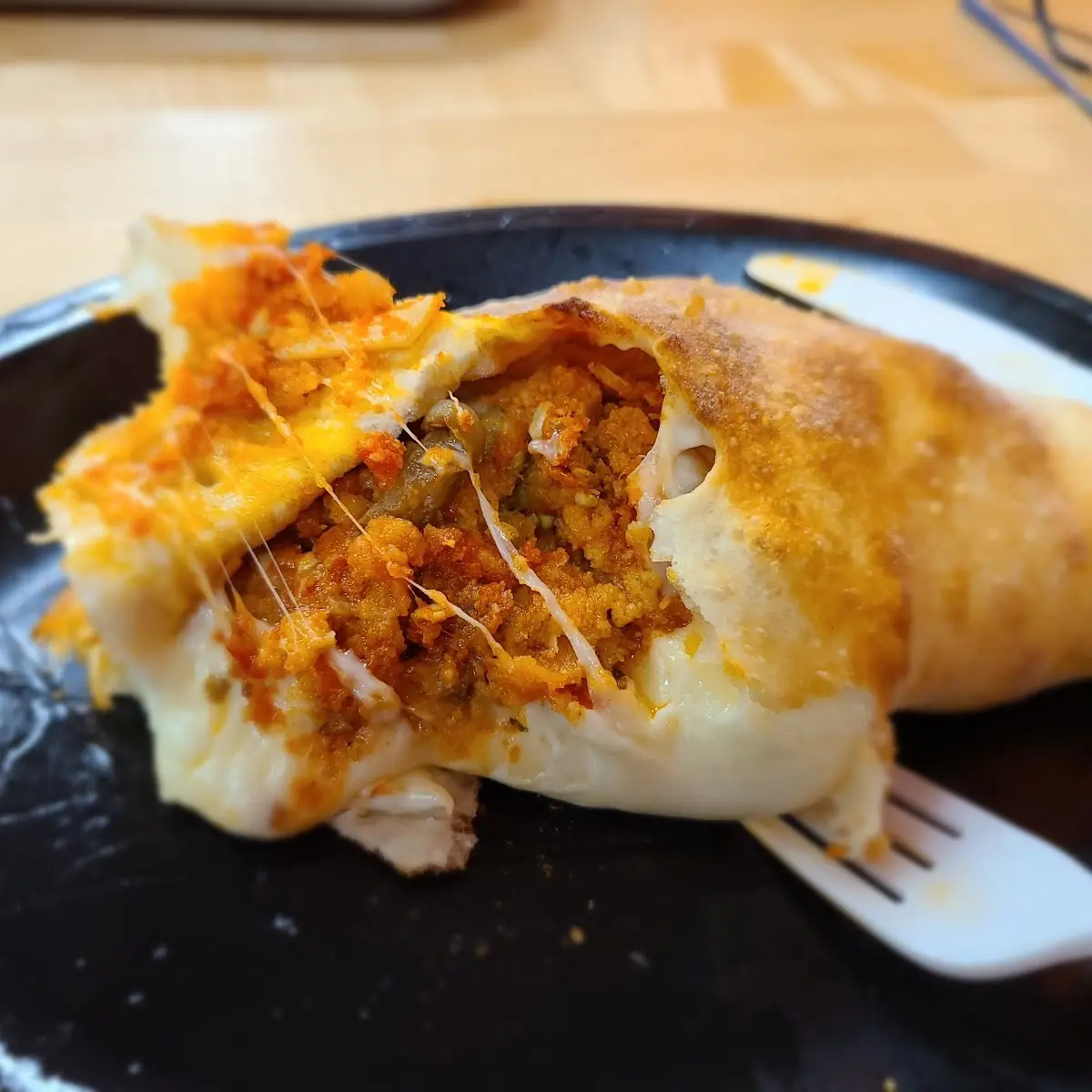 Eggplant Parmigiana Calzone