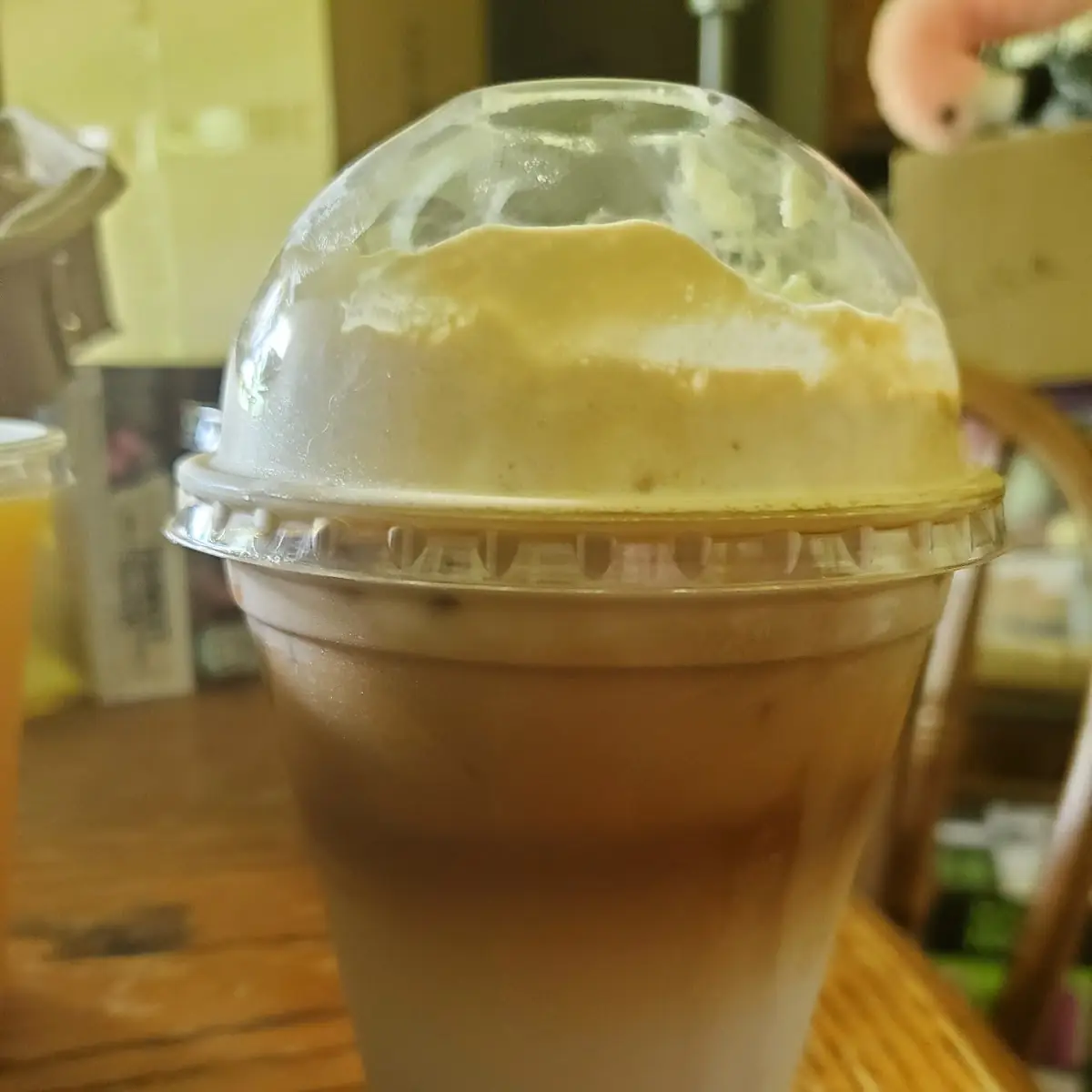 French Vanilla Berry Iced Latte