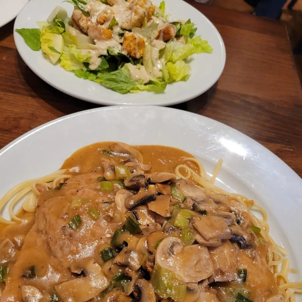 Veal Marsala with Pasta