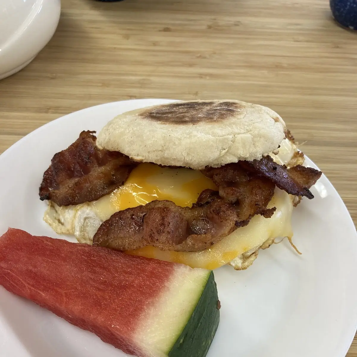 Breakfast Sandwich, The Porch at Friar’s Bay Inn and Cottages