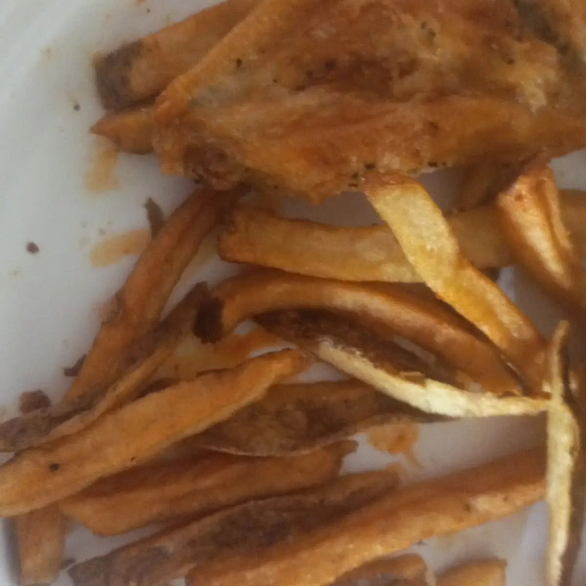 Lemon Pepper Chicken Wings with Fries