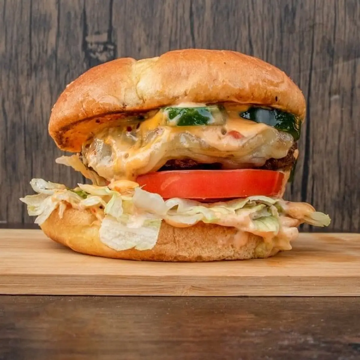 Cheesy Chicken Burger