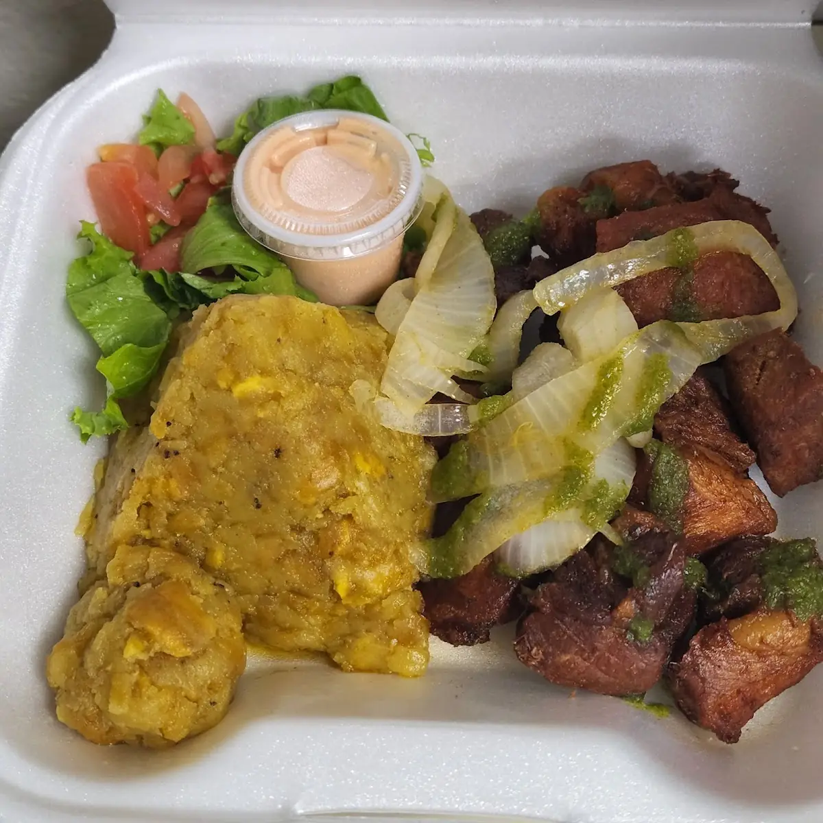 Mofongo Carne Frita
