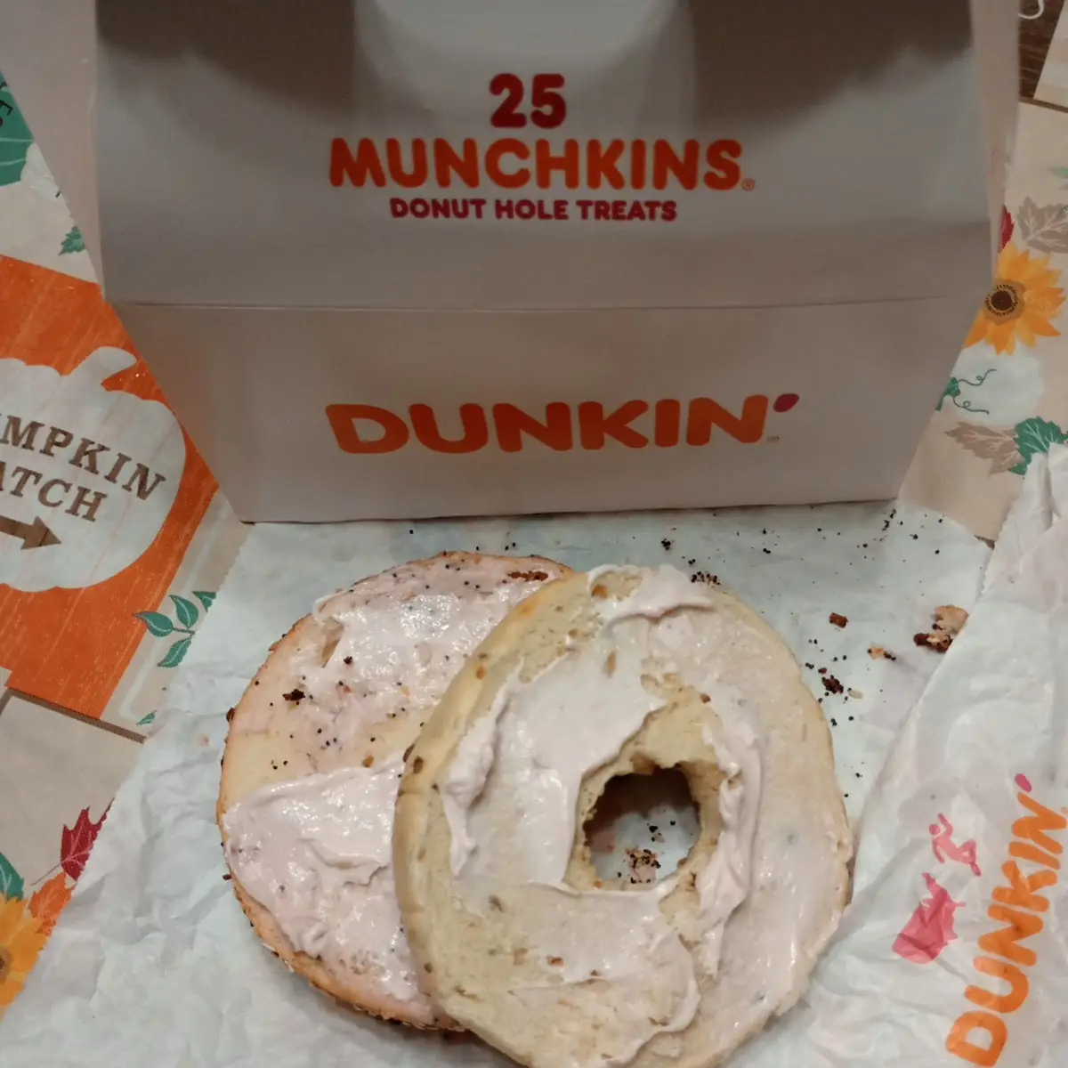 Everything Bagel with Cream Cheese