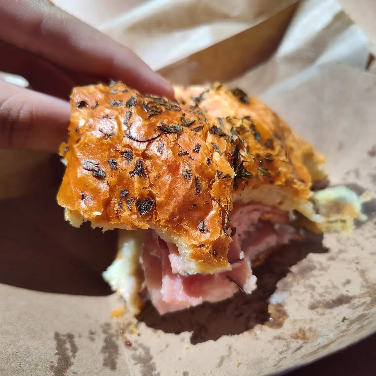 Ham & Cheese Croissant Sandwich