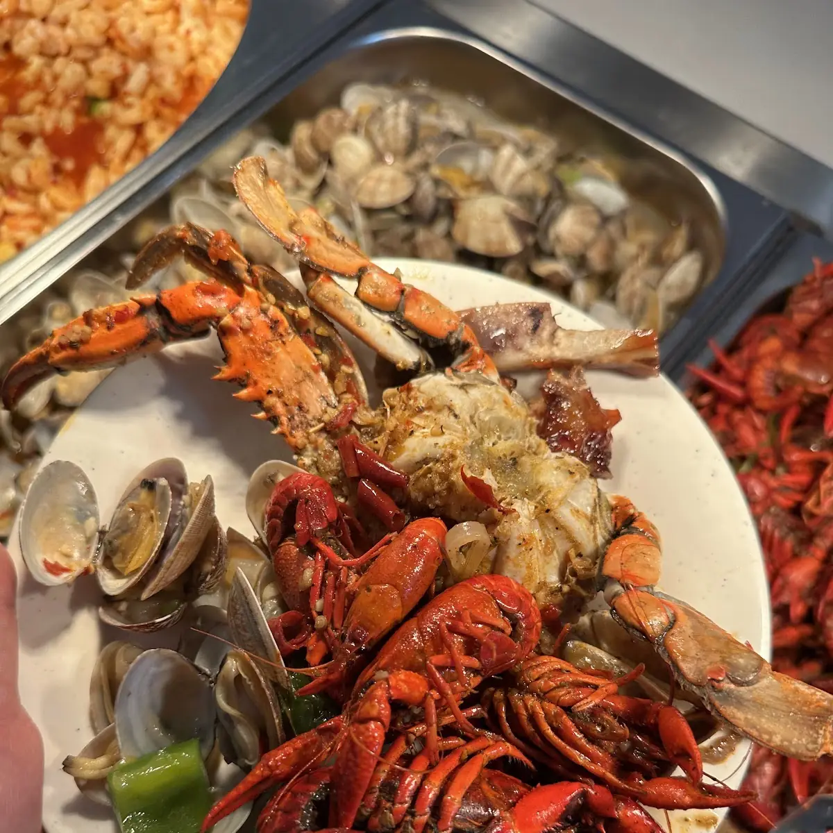 Live Boiled Crawfish