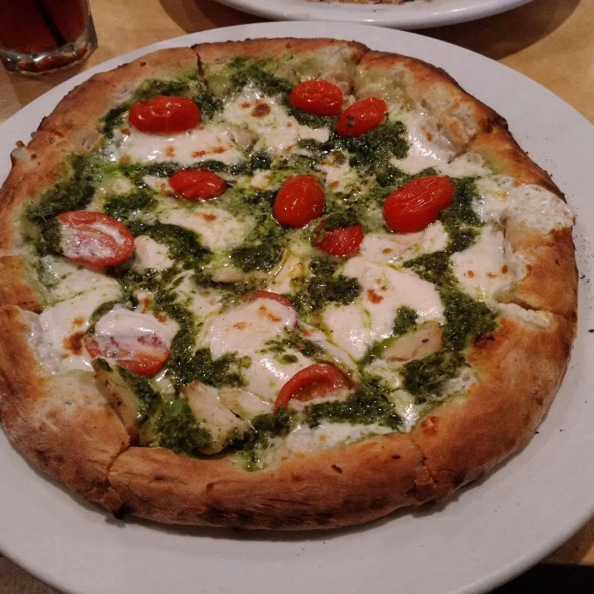 Garlic Scape Pesto Pizza