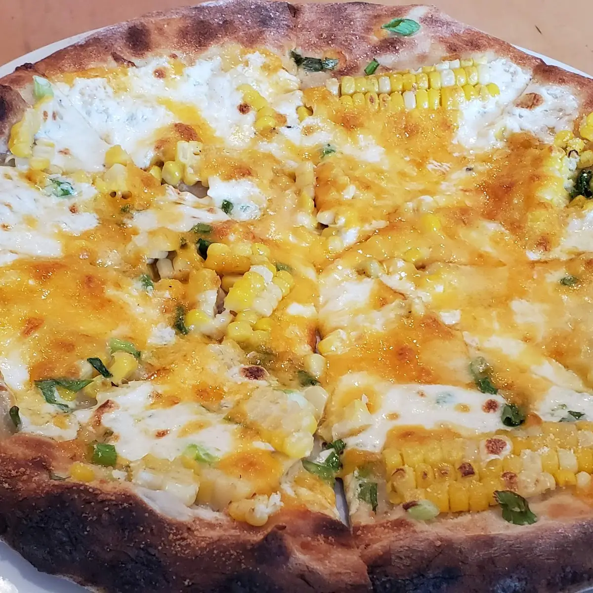 Sweet Corn Pizza
