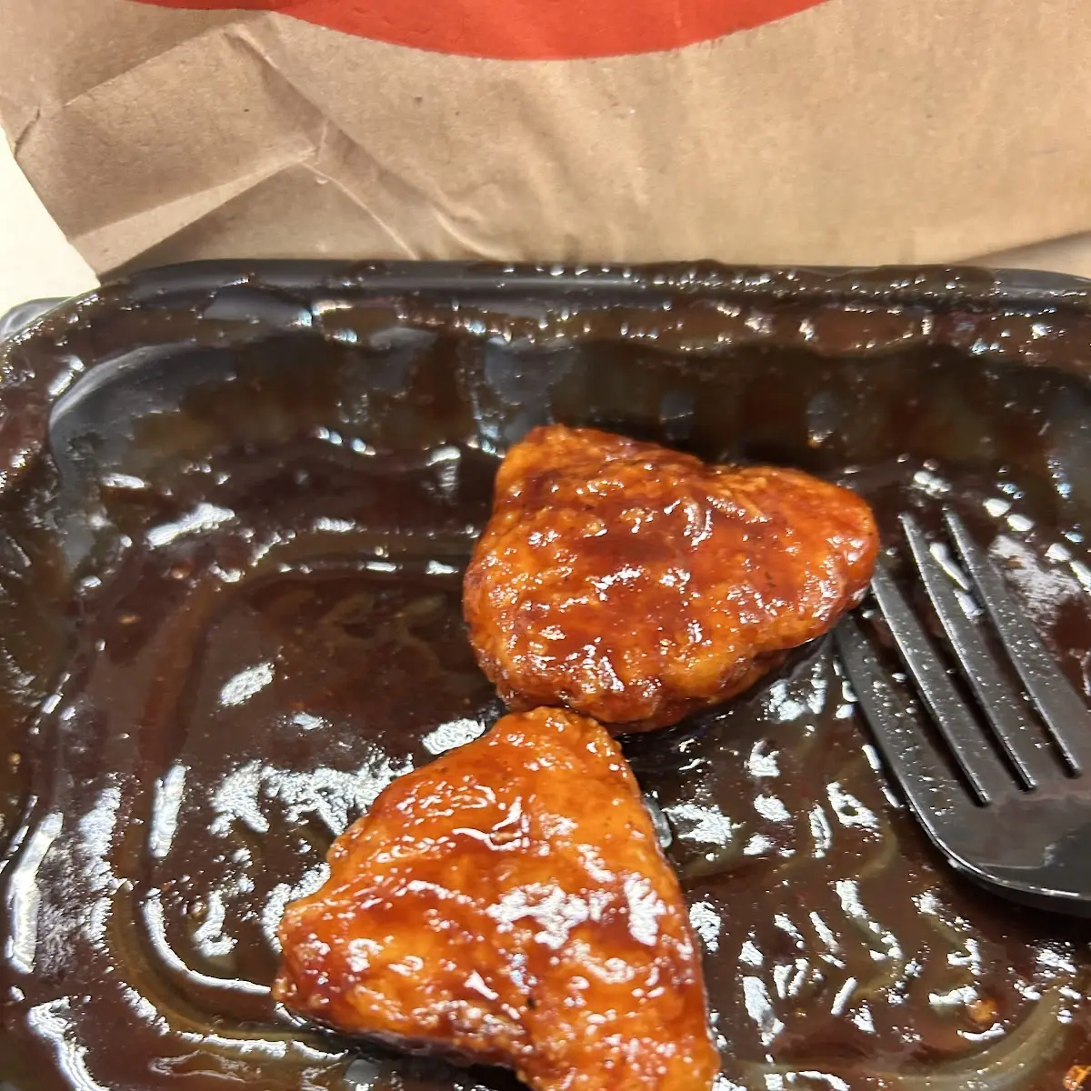 BBQ Glazed Chicken Nuggets