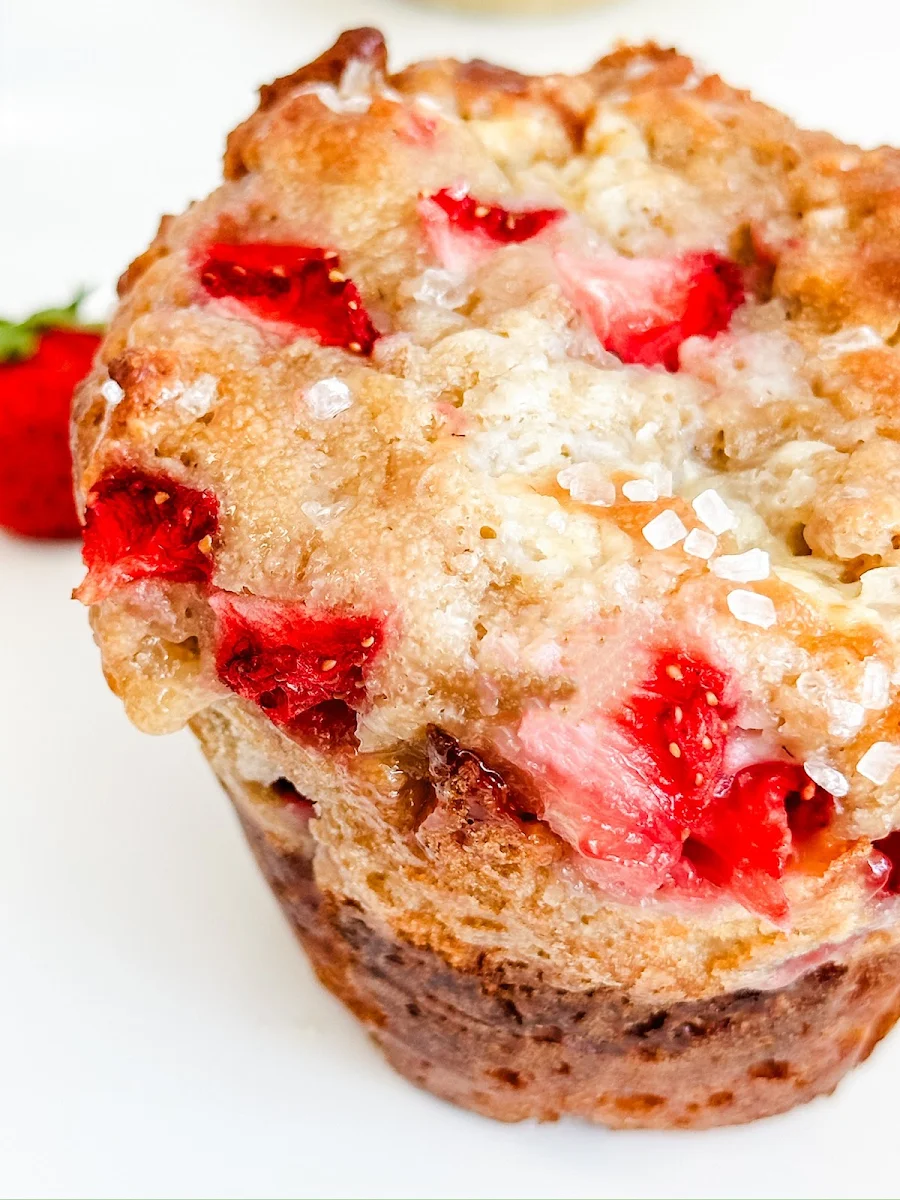 Muffin Fraise-chocolat Blanc White Chocolate-strawberry Muffin