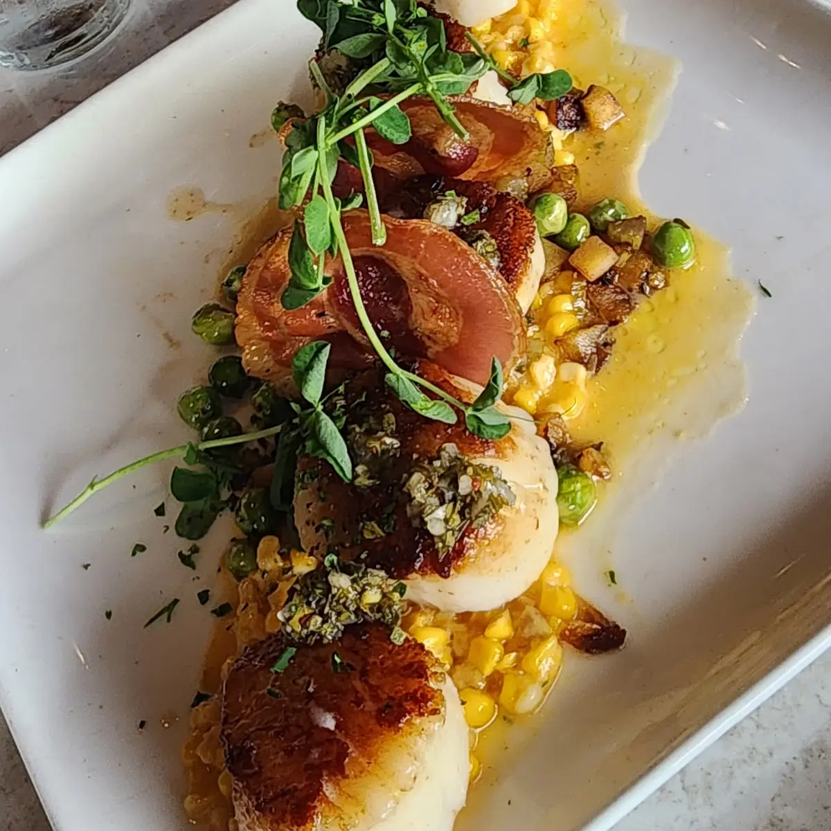 Sea Scallops & Pork Belly GF NF