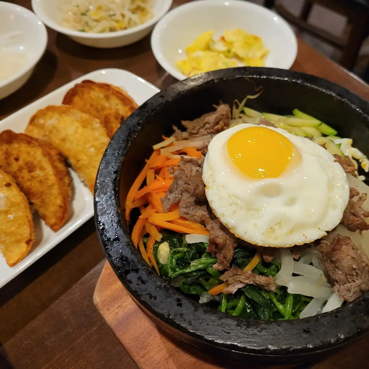 Bibimbap in Stone Bowl