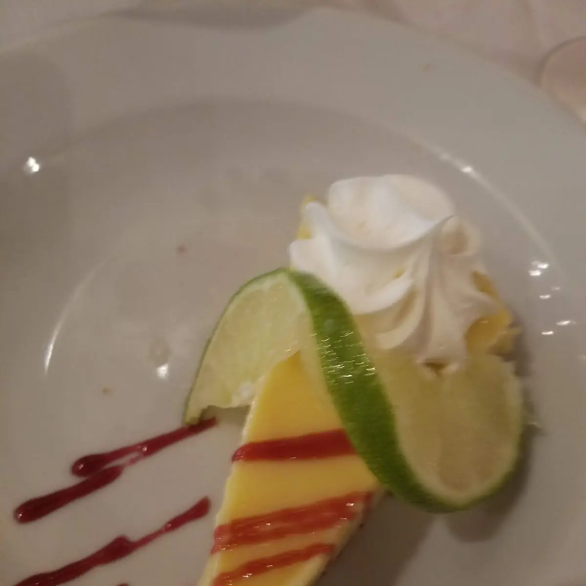 Key Lime Pie Slice